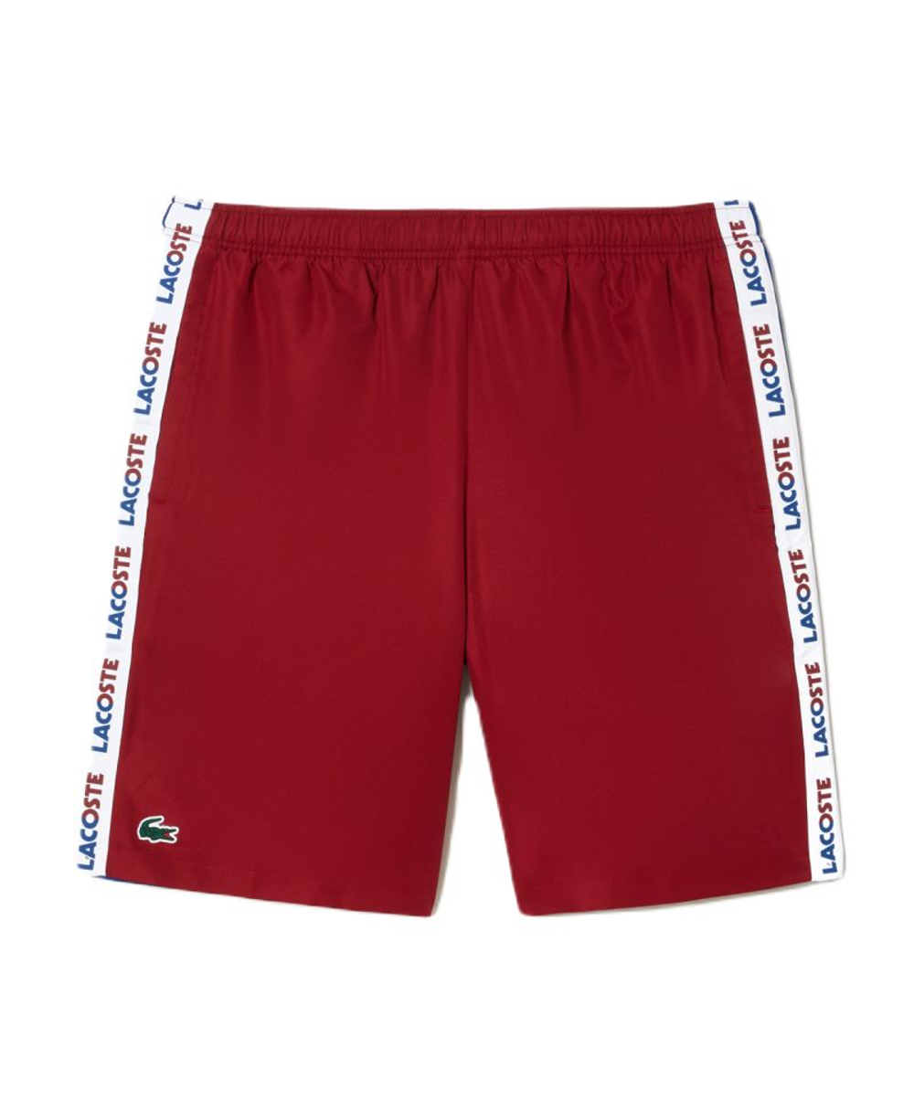 Теннисные шорты Lacoste Sportsuit Logo Stripe Tennis - bordeaux/navy blue