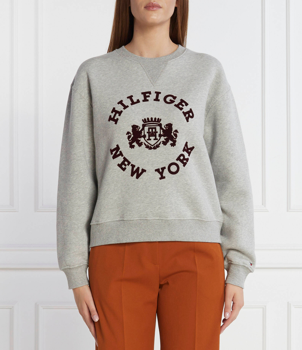 Худи MDN REG VARSITY FLOCK Tommy Hilfiger - серый(WW0WW39805)