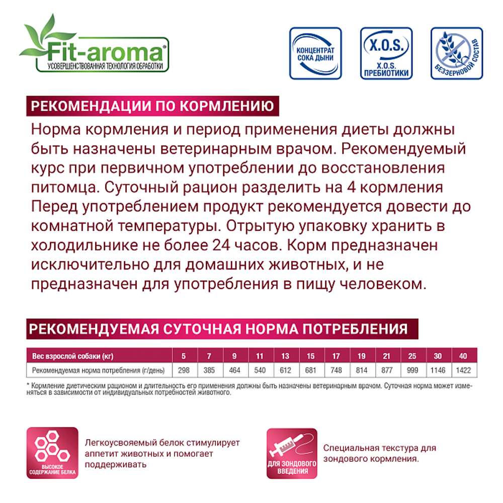 Влажный корм диетический Monge VetSolution Dog Recovery Рекавери для собак при восстановлении питания в период выздоровления 150 г