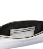 Кожаный клатч HORIZONTAL FLAT Pinko - серебряный(102747 A1VB)