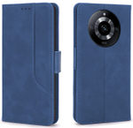 Стильный чехол-книжка из кожи для REALME 11 PRO/ 11 PRO PLUS с отделом для наличных, 3 слотами для карт и подставкой