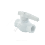 Кран шаровой PP-R белый Дн 50 внутренняя пайка VALFEX 10144050