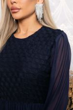 Платье Игра теней (синее) П14860-3М LT Collection