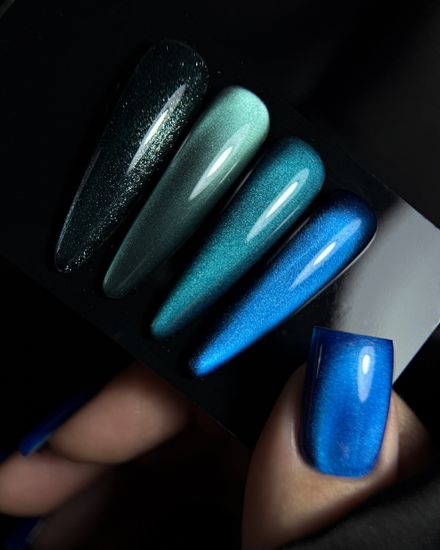 Гель лак Galaxy Aquamarine cat №4,9g