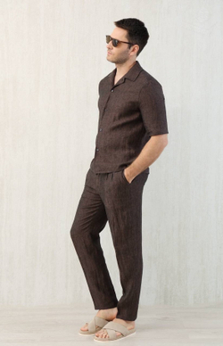 Льняной костюм Brunello Cucinelli