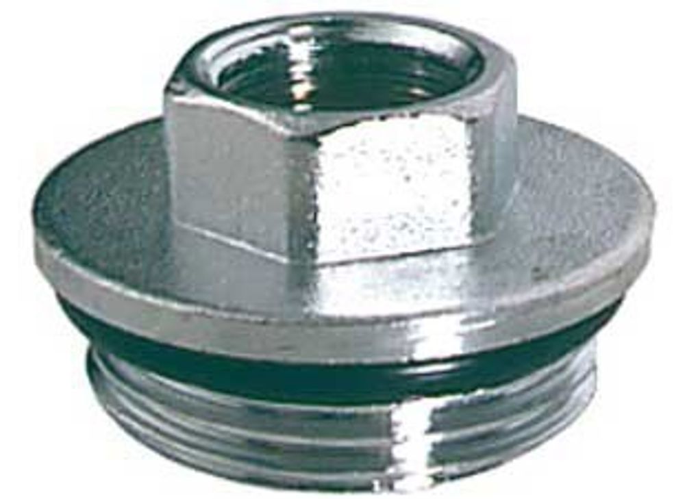 Хромированный концевой переходник 3/4"НР х 1/2"ВР