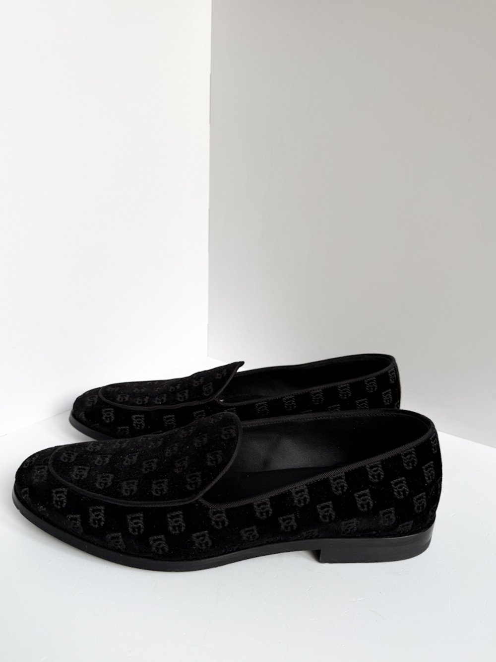 Бархатные лоферы Dolce & Gabbana, 43,5