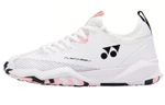 YONEX Breathable Low top Tennis Shoes Women"s White Pink