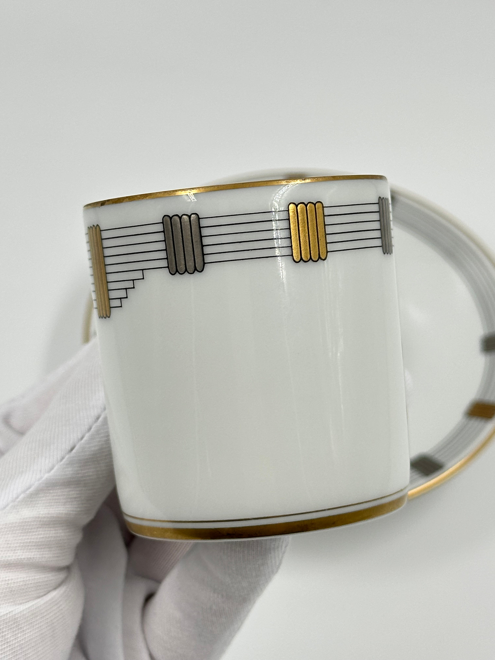 Кофейная пара Christian Dior «Godron»