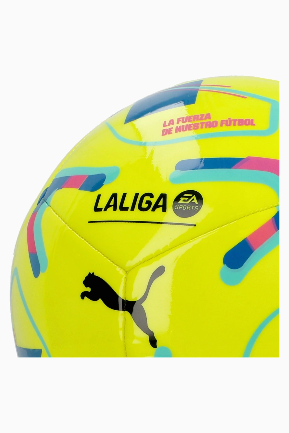 Футбольный мяч Puma Stellar Nitro Play La Liga Hi-Vis размер 4 - желтый