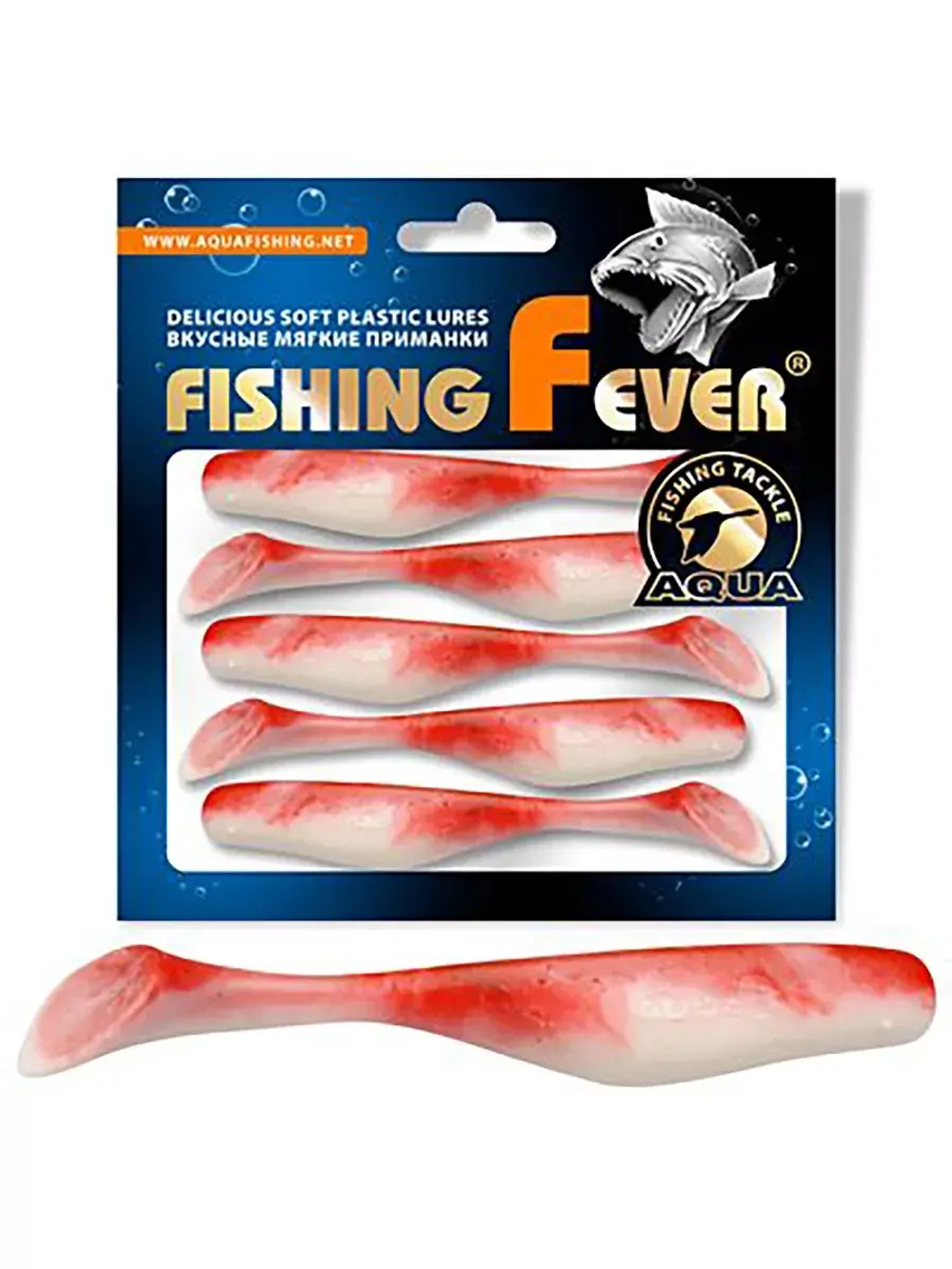 Мягкая приманка риппер FishingFever 8,0cm,5,8g,2 уп. по 5 шт
