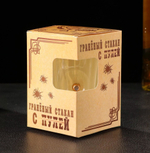 Стакан "Непробиваемый", с пулей, граненый, 250 мл
