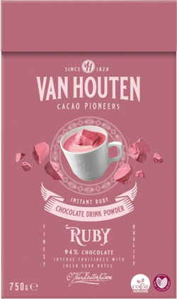 Какао-напиток растворимый Van Houten Ruby Choc /250гр/ (Пакет 750гр)