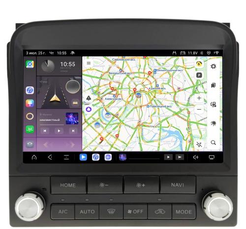 Магнитола для Toyota Land Cruiser 100, Lexus LX470 1998-2002 (климат на цветном экране) - Kuberg ZH-T1207 QLed, Android 13, Быстрейшая, CarPlay, SIM-слот