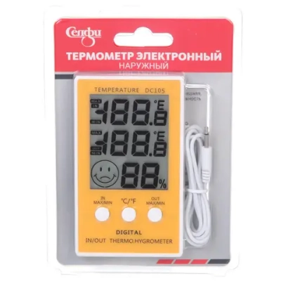 Термометр электронный наружный DC-105 (-40 +50 С)