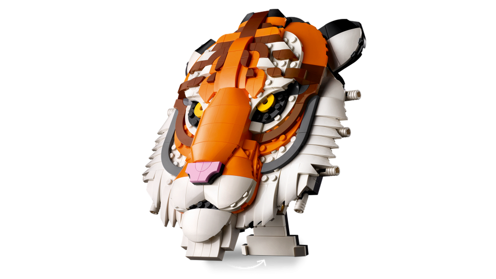 Конструктор Лего Арт Коллекция «Фауна» — Тигр | LEGO Art Fauna Collection – Tiger 31217, 744 детали (18+)