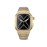 Корпус для Apple Watch EVDI41 - Золотистый с кристаллами