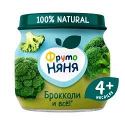 Фрутоняня пюре овощное Брокколи 80г с 4 месяцев