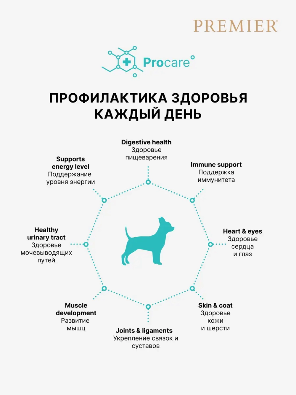 Сухой корм для взрослых собак Premier Dog Adult Mini мелких пород с чувствительной кожей лосось с индейкой 1кг