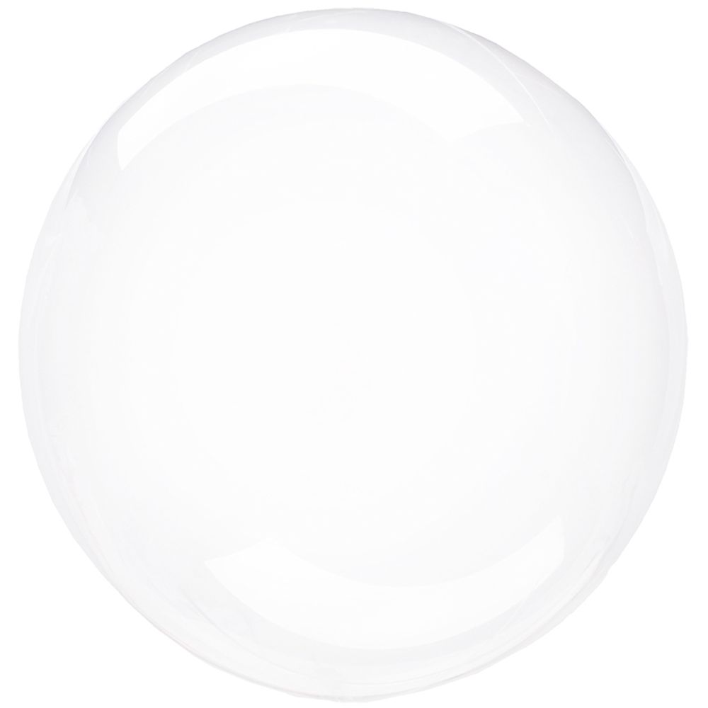 Шар (24"/60 см) Сфера 3D, Deco Bubble, Прозрачный