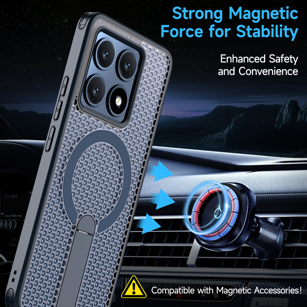 Прозрачный чехол Mesh Pro Magnetic Case для Xiaomi 14T Pro