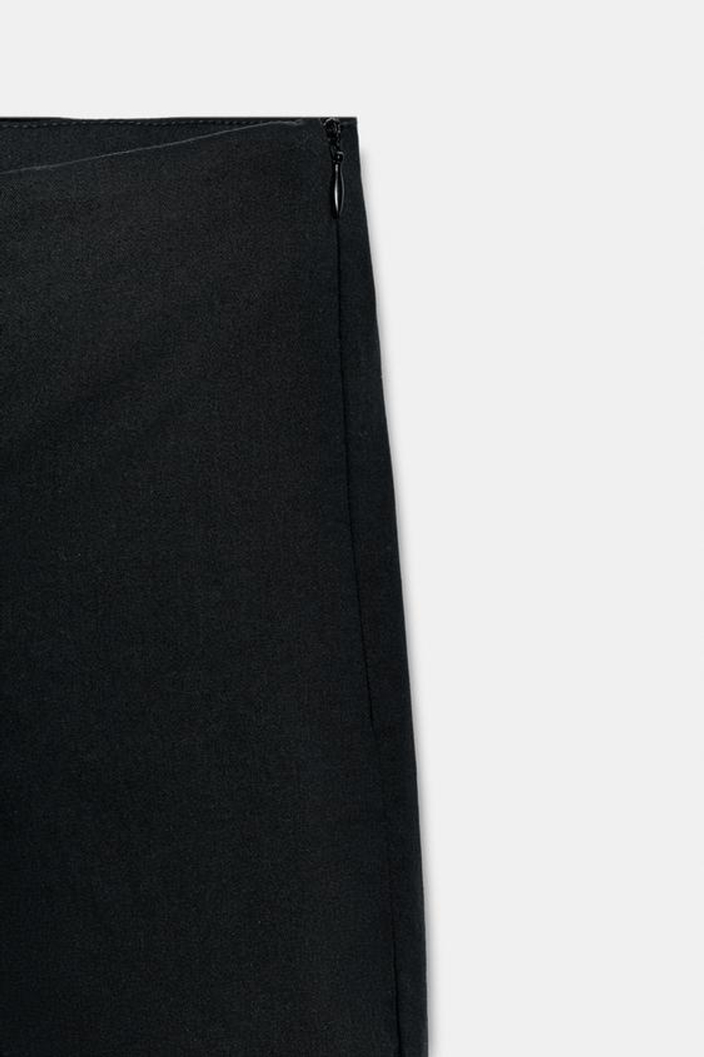 ZARA БРЮКИ КАПРИ, ЧЕРНЫЙ