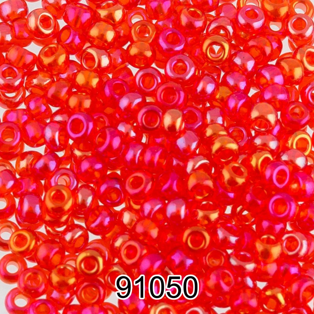 Бисер Preciosa 10/0 (2.3 мм), 500 г, 91050 (Ф321) красный