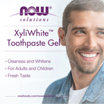 NOW Foods, Solutions, XyliWhite™, зубная паста-гель, освежающая мята, 181 г (6,4 унции)