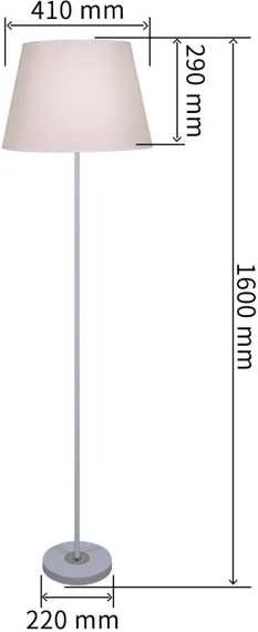 Торшер 13910-0.6-02 BK Reluce
