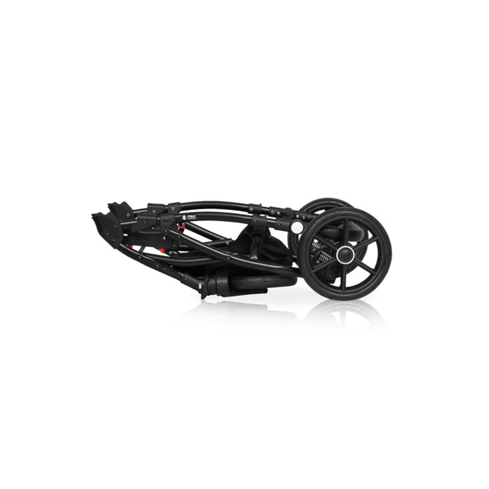Коляска  ALFA Ecco (3 в 1) (RIKO BASIC) 01 графит-серый