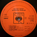 Weather Report ‎– Mysterious Traveller (Голландия 1974г.)