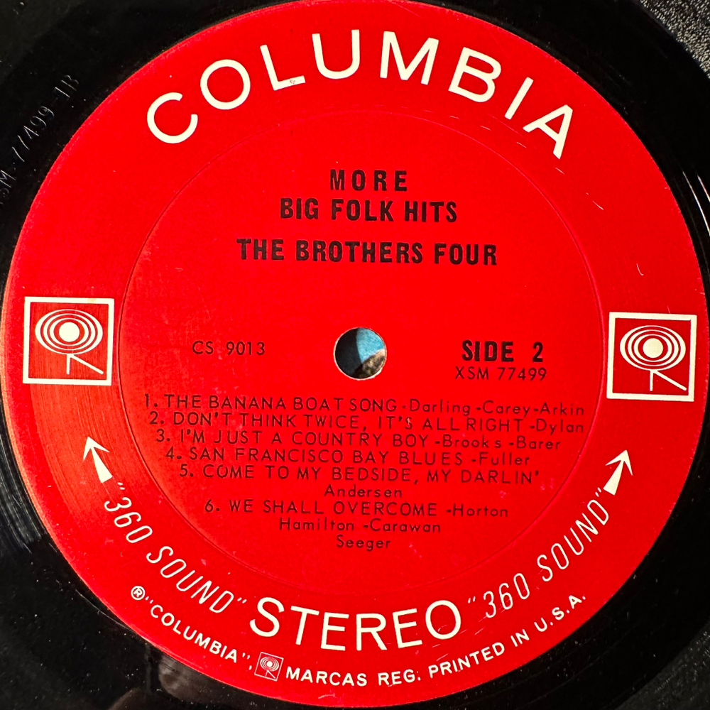 The Brothers Four ‎– More Big Folk Hits (США 1964г.)
