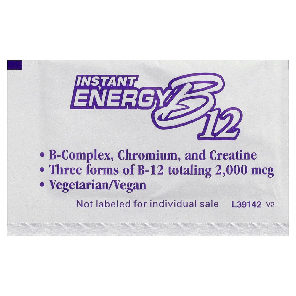 NOW Foods, Instant Energy B12, 75 пакетиков, по 1 г (0,035 унции)