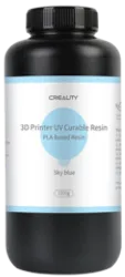 Фотография — Фотополимер Creality PLA-based UV Curable Resin, Голубой, 0.5 л.