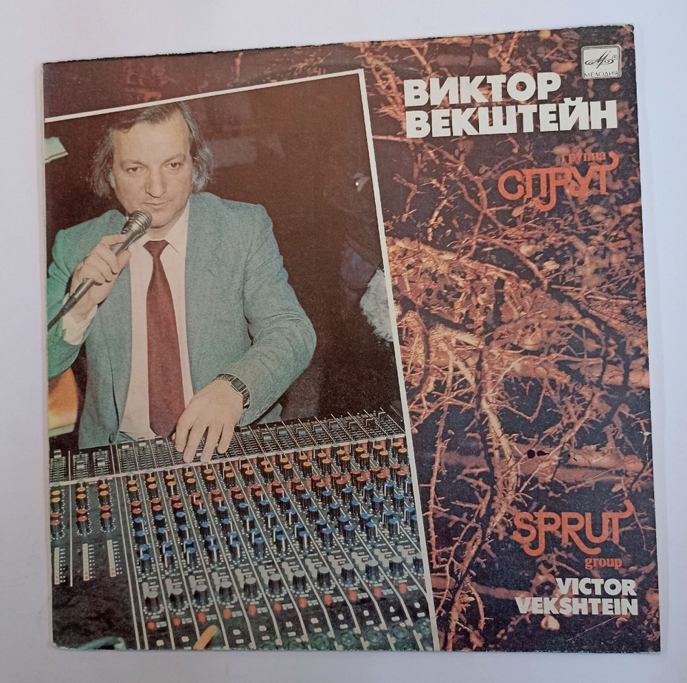 Винтажная виниловая пластинка LP Виктор Векштейн, Группа Спрут Виктор Векштейн, Группа Спрут Антонина Жмакова (СССР 1990)