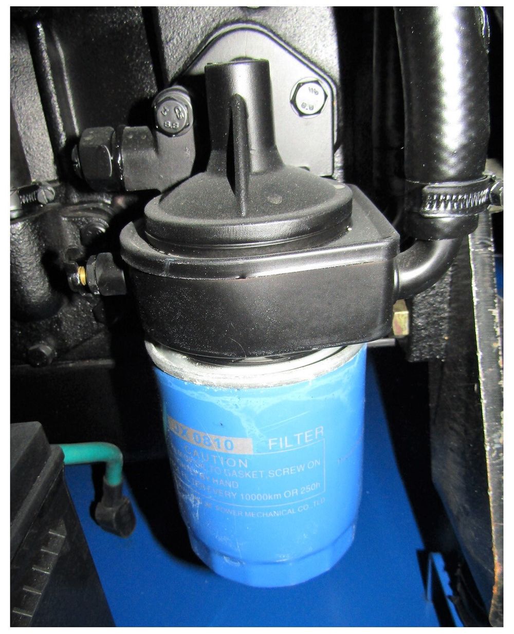Фильтр масла в сборе с теплообменником Ricardo N4105ZDS; TDK-N 38,56,66 4LT/Oil filter assy  including oil cooler (Y375-09300K)