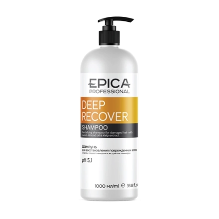 EPICA Professional Шампунь для восстановления повреждённых волос, Deep Recover, 1000 мл