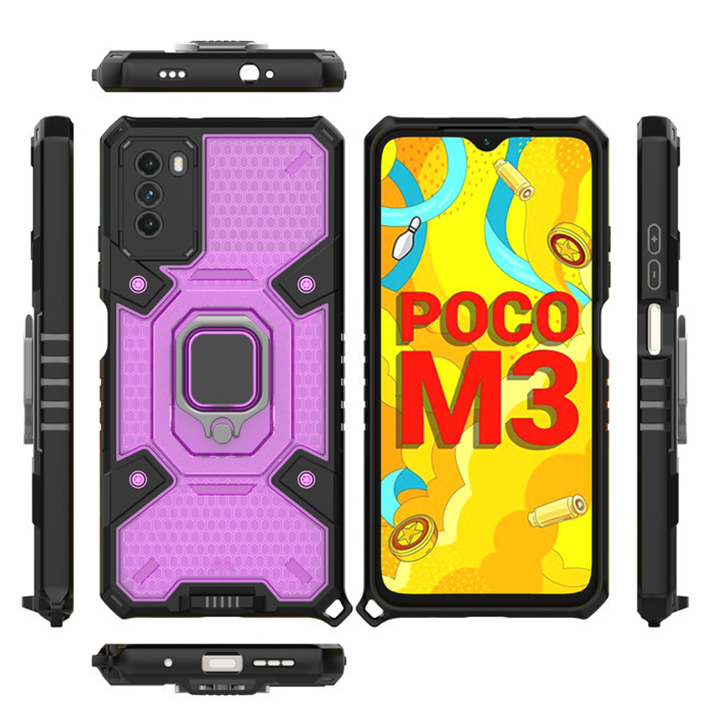 Противоударный чехол с Innovation Case с защитой камеры для Xiaomi Poco M3