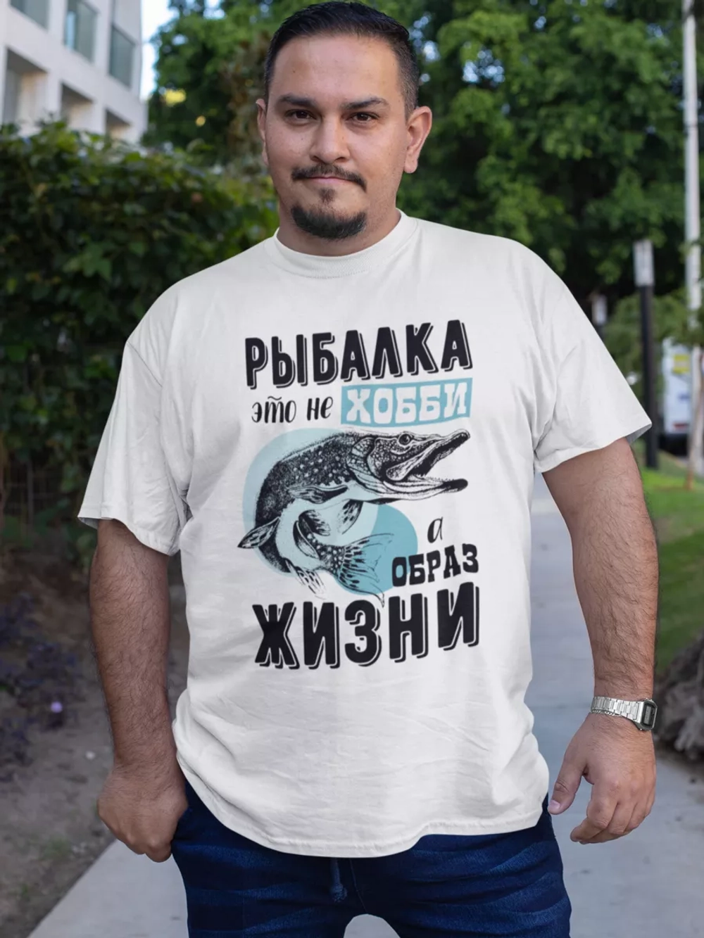 Футболка на рыбалку