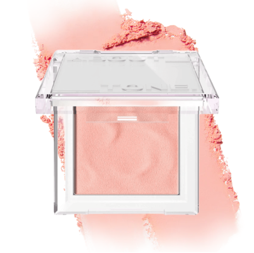 ABOUT TONE Пудровые румяна Fluffy Wear Blusher 10 Bubbly Orange Peach