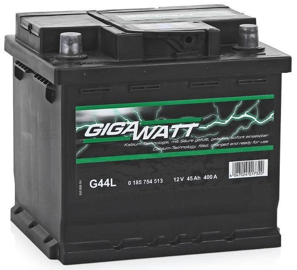 GIGAWATT 6CT- 45 аккумулятор GIGAWATT 6CT- 45 аккумулятор