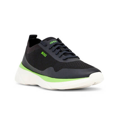 кроссовки dean_runn_kn BOSS BLACK - черный(50480810)