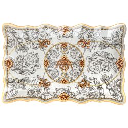 БЛЮДО ДЛЯ СЕРВИРОВКИ КОЛЛЕКЦИЯ "MONOGRAM" 25*16*2 СМ МАЛ. УП. = 6 ШТ. (МИН.ПАРТИЯ)