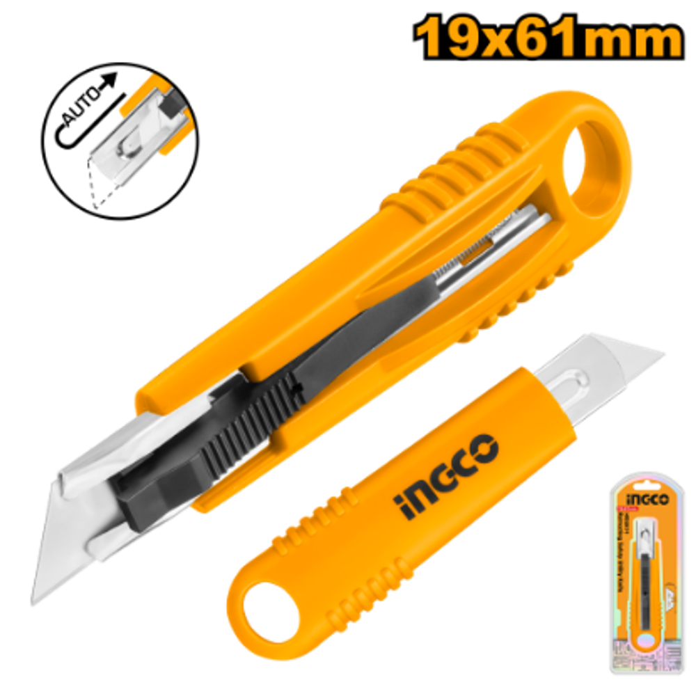 Нож трапециевидный INGCO HRSUK19 Нож трапециевидный INGCO HRSUK19