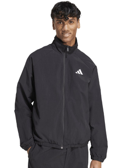 Мужская теннисная куртка Adidas Essentials With Small Logo - black/white