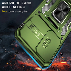 Чехол Safe Case с кольцом и защитой камеры для Samsung Galaxy S25 FE