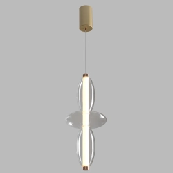 Светильник подвесной Crystal Lux QUASAR SP14W LED TRANSPARENT
