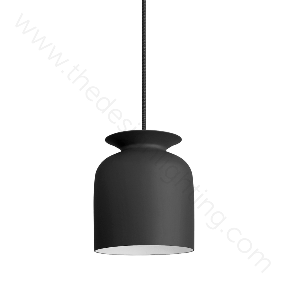 Pendant design lamp  Ronde by Gubi S (Black)