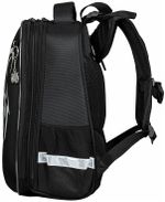 Ранец BRAUBERG SHINY, 2 отделения, "Tiger", СВЕТЯЩИЙСЯ РИСУНОК, 36х28х14 см, 270698
