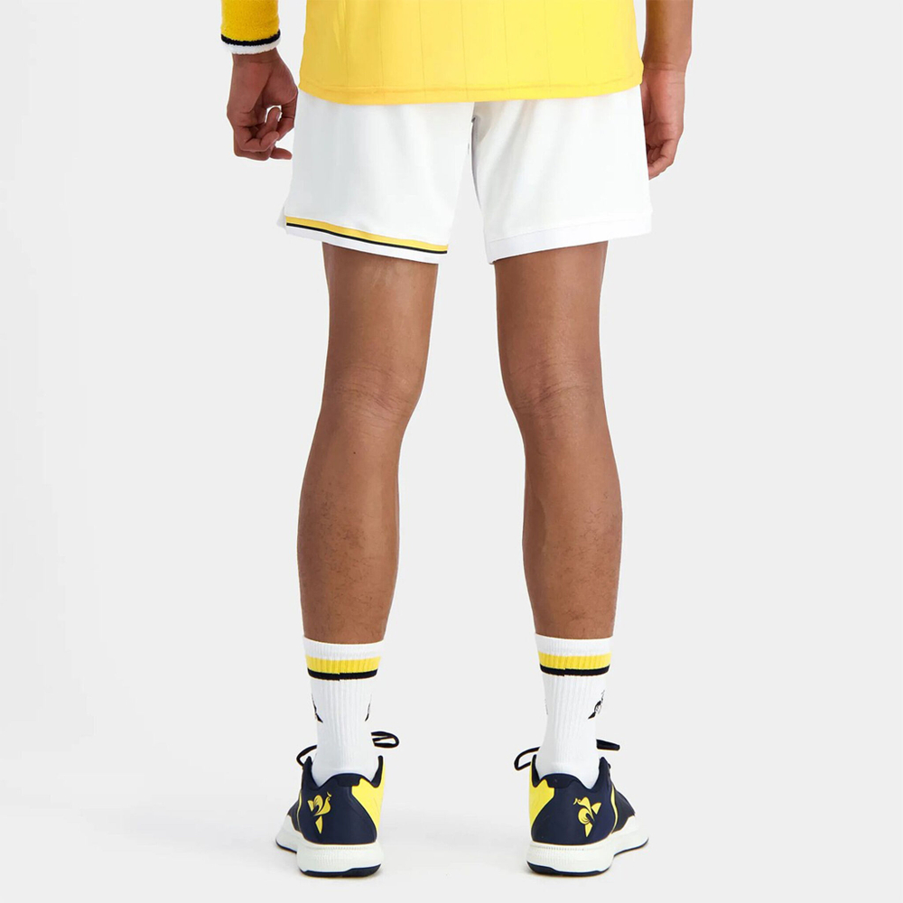 Мужские теннисные шорты Le Coq Sportif Pro 23 N°1 Shorts Men - White